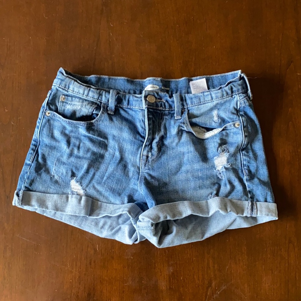 Old navy boyfriend jean shorts